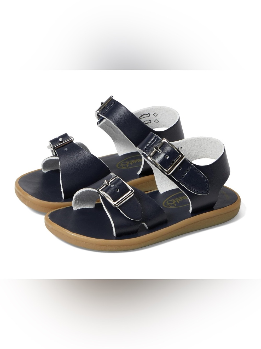 Footmates Boys Tide ECO Sandals Toddler sz 11 Navy Blue EUC